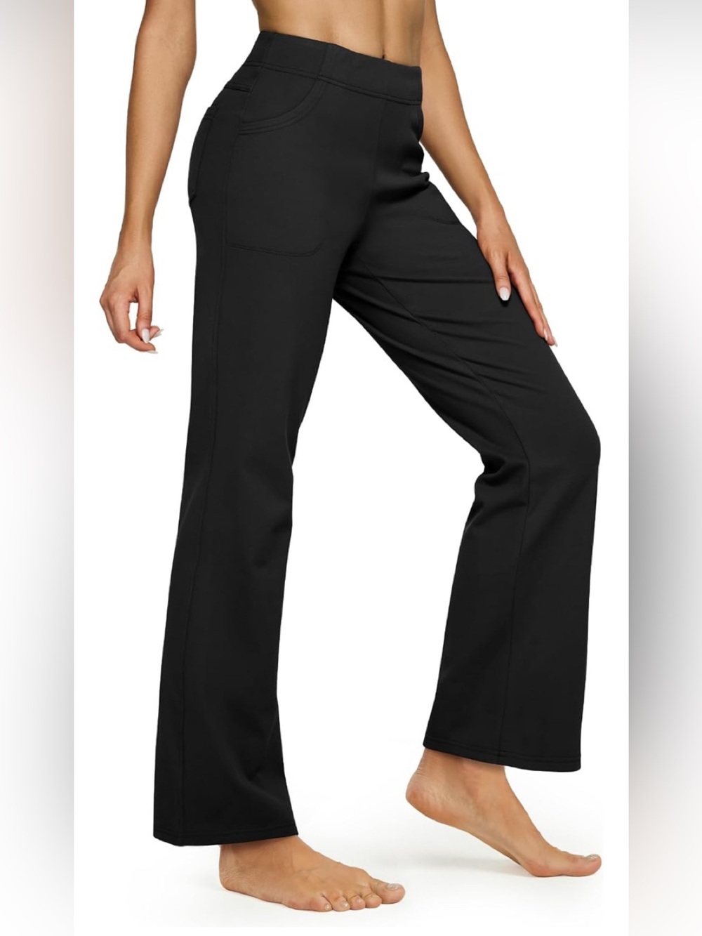 G4 Free fleece lined black pants size 9
